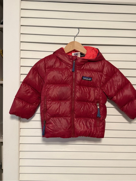 Patagonia Other - Patagonia Kids Red Hooded Down Puffer Jacket